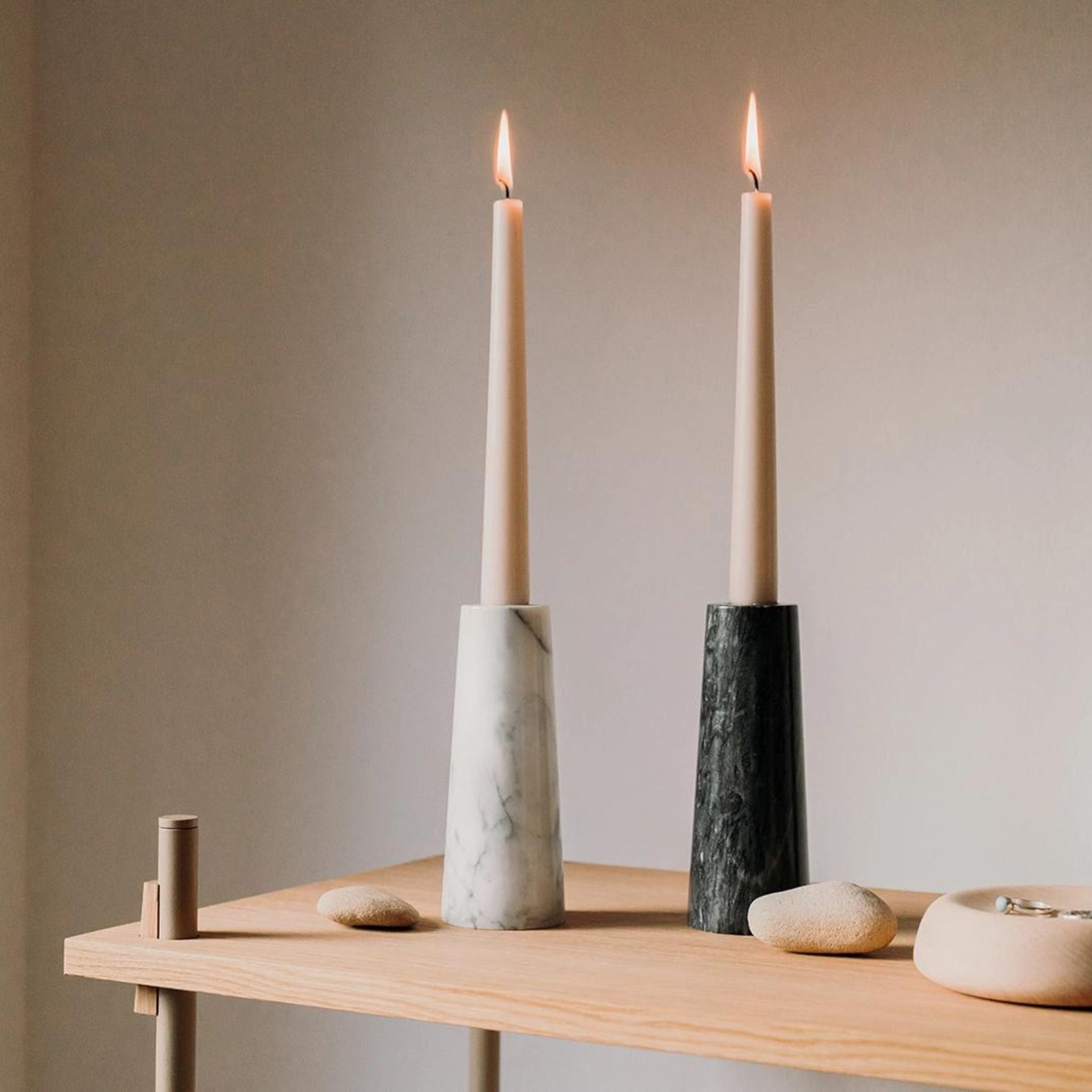 Marble Candle Stick Holder - Simply Elevated Home Furnishing 