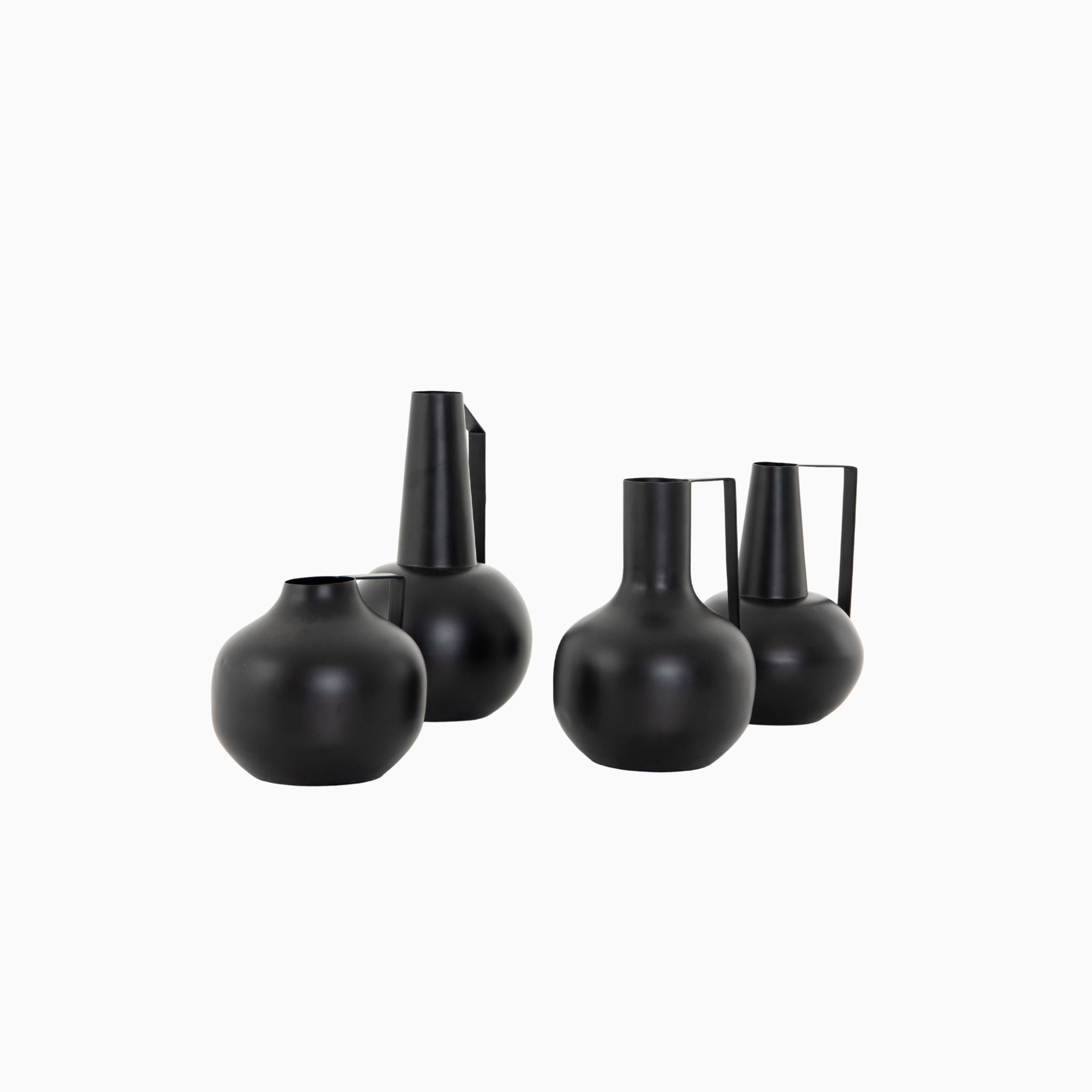 ALETA VASES - MATTE BLACK