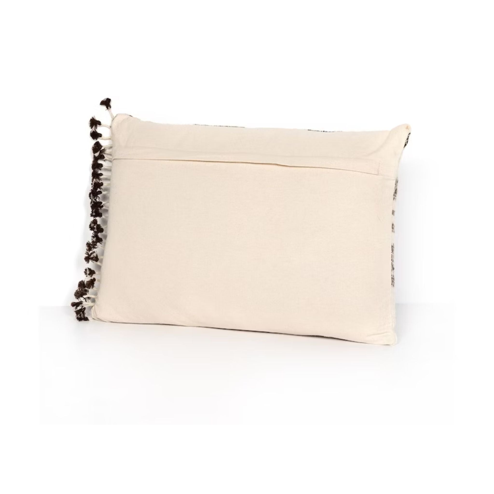 BHUJODI PILLOW -   CREAM & BROWN 16X24