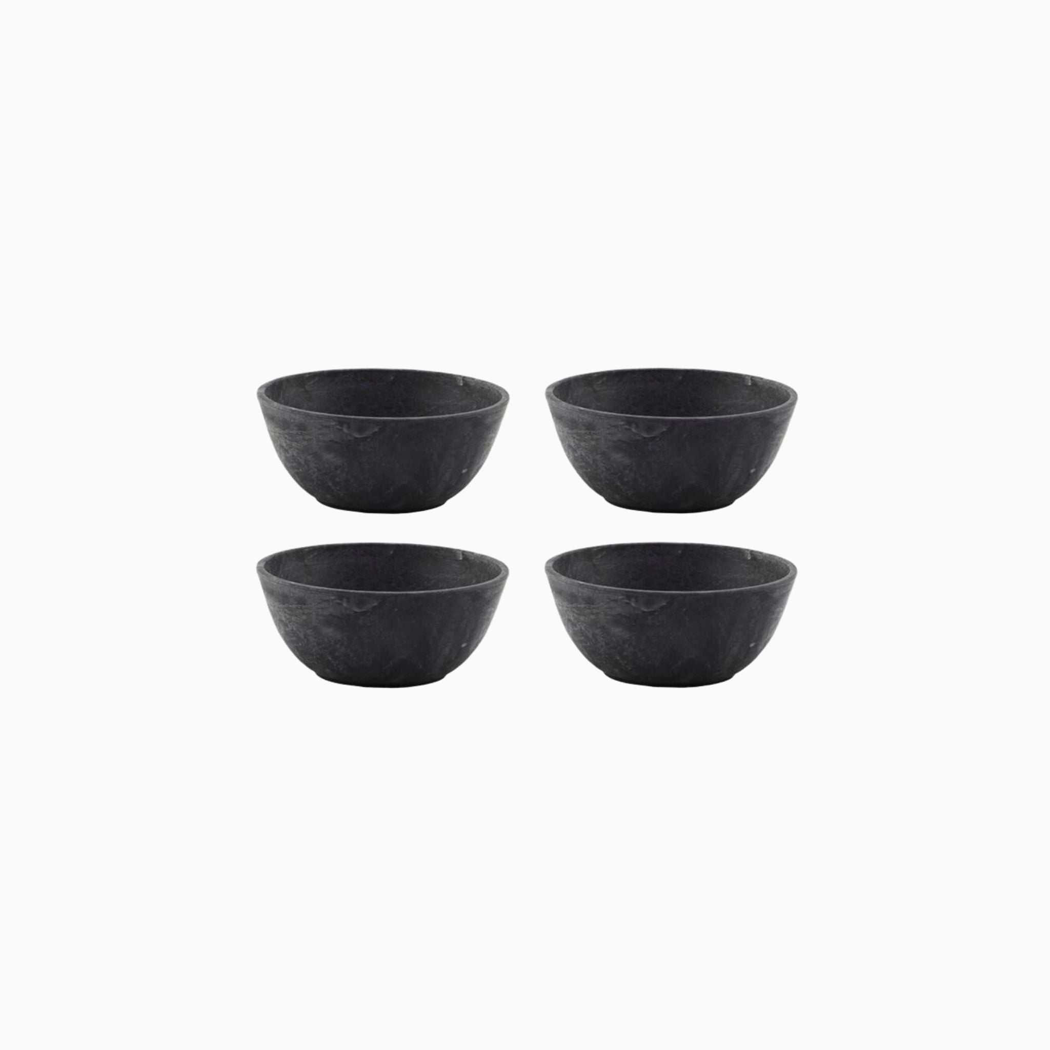 BLACK SERVING BOWLS - SET OF 4 - Simply Elevated Home Furnishings 