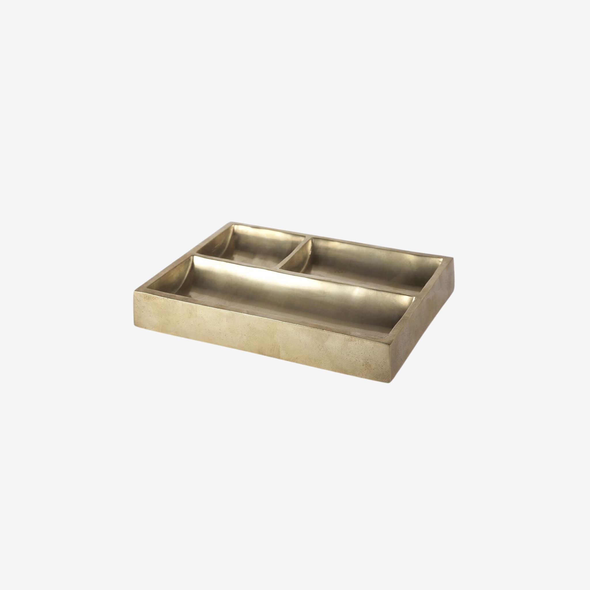 BRASS PLATED CATCH ALL TRAY