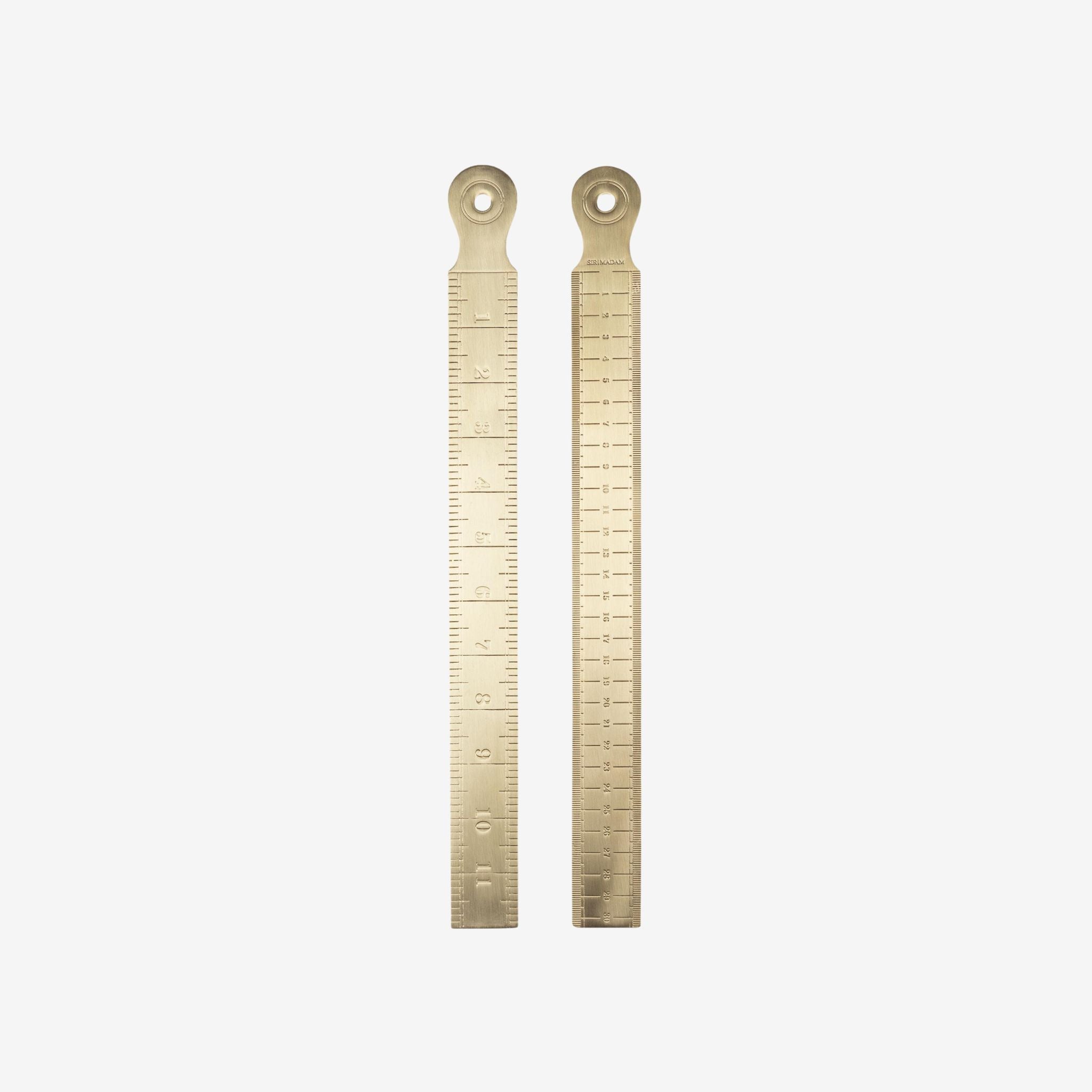 BRASS STUDIO RULER