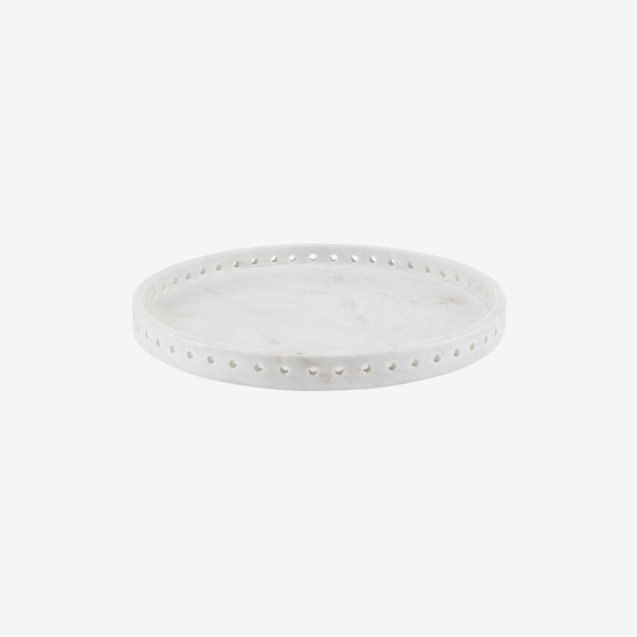 FREYA WHITE MARBLE LARGE TRAY