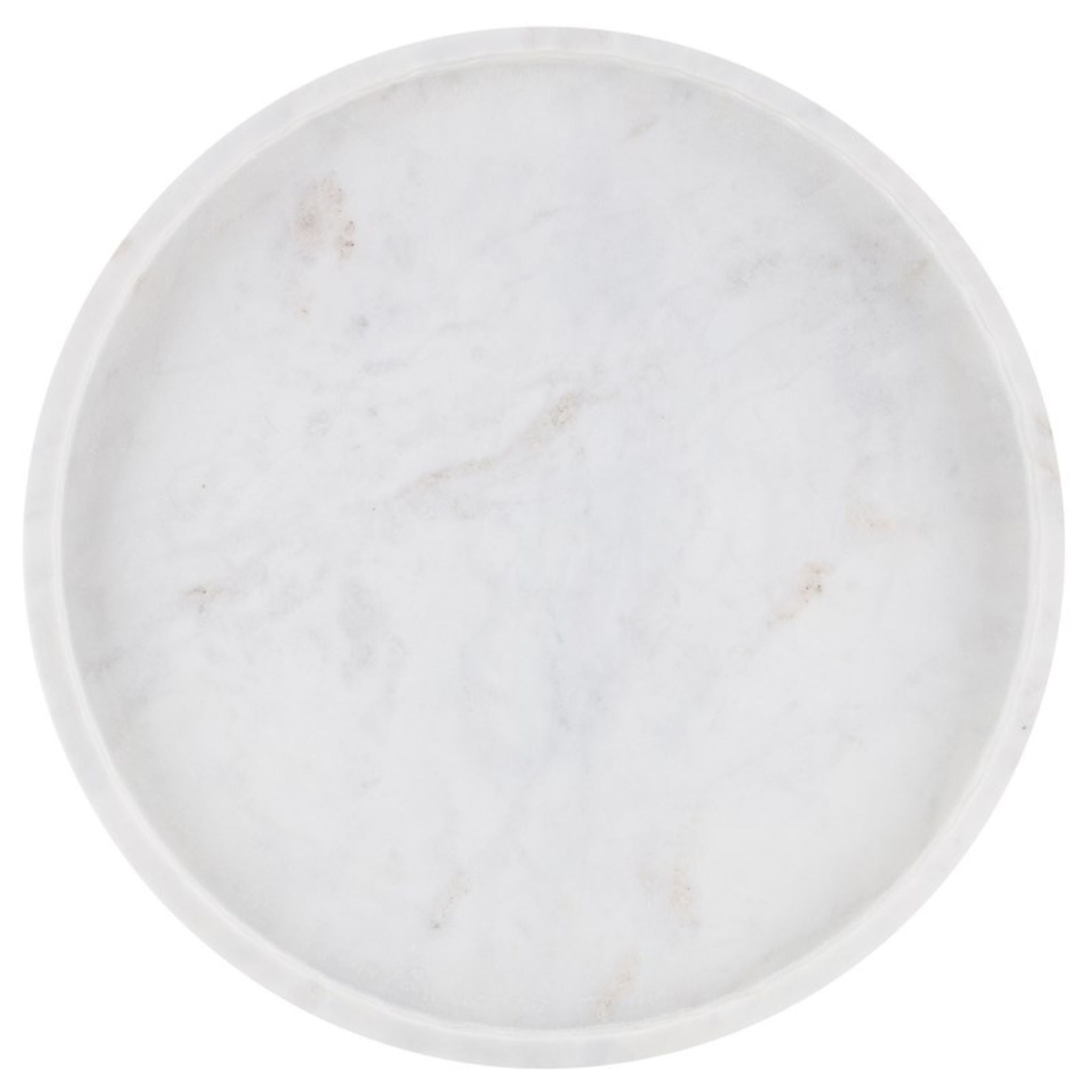 FREYA WHITE MARBLE LARGE TRAY