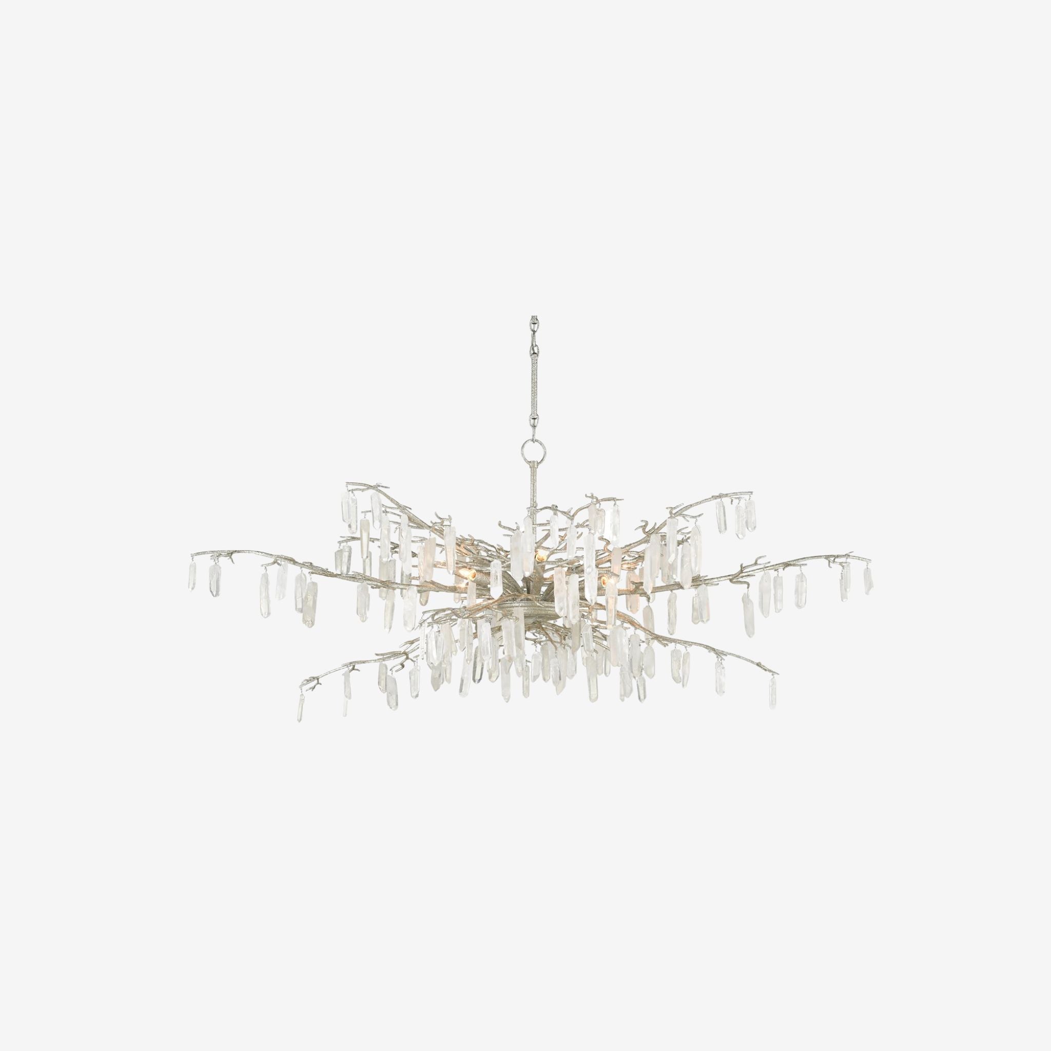 FOREST DAWN SILVER CHANDELIER