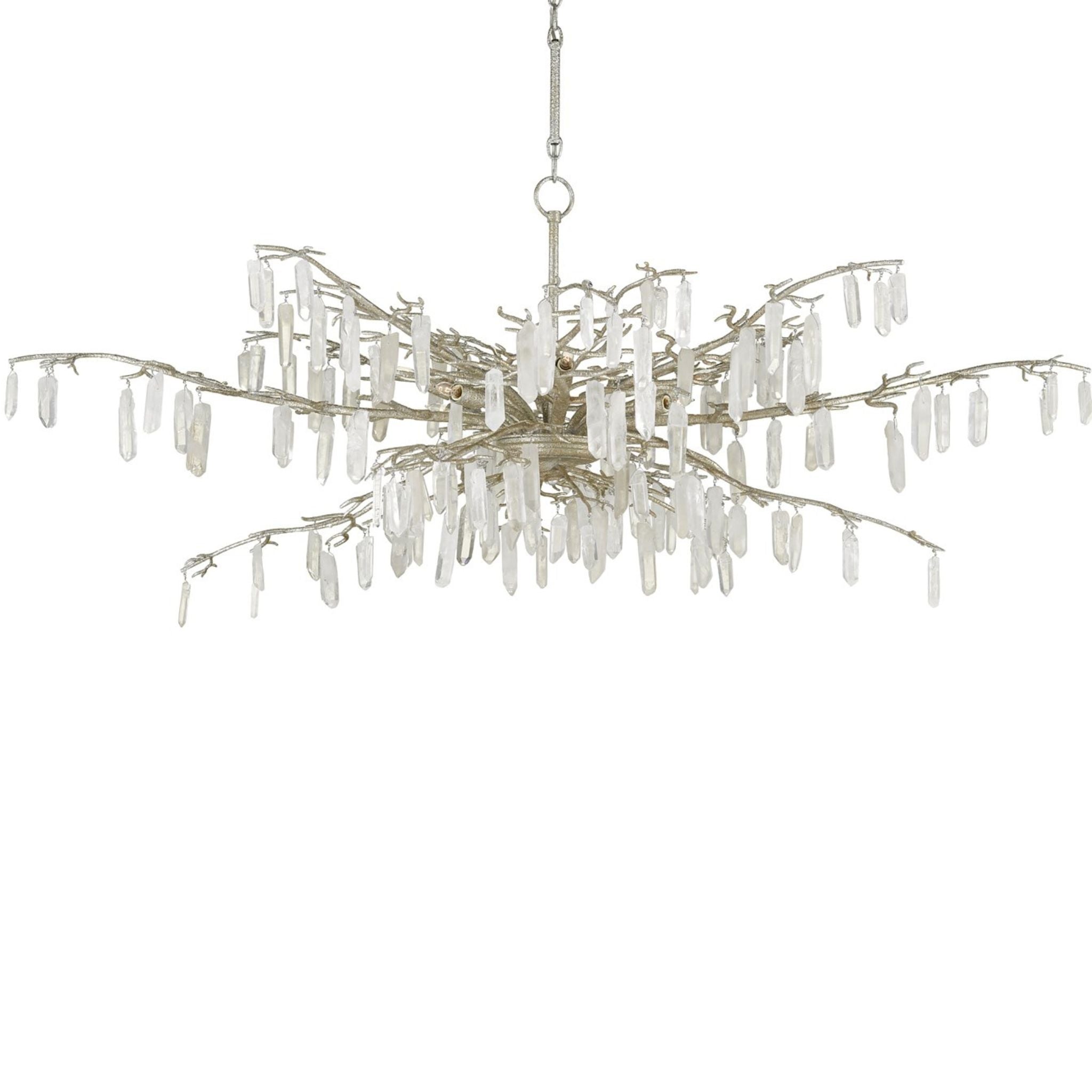 FOREST DAWN SILVER CHANDELIER