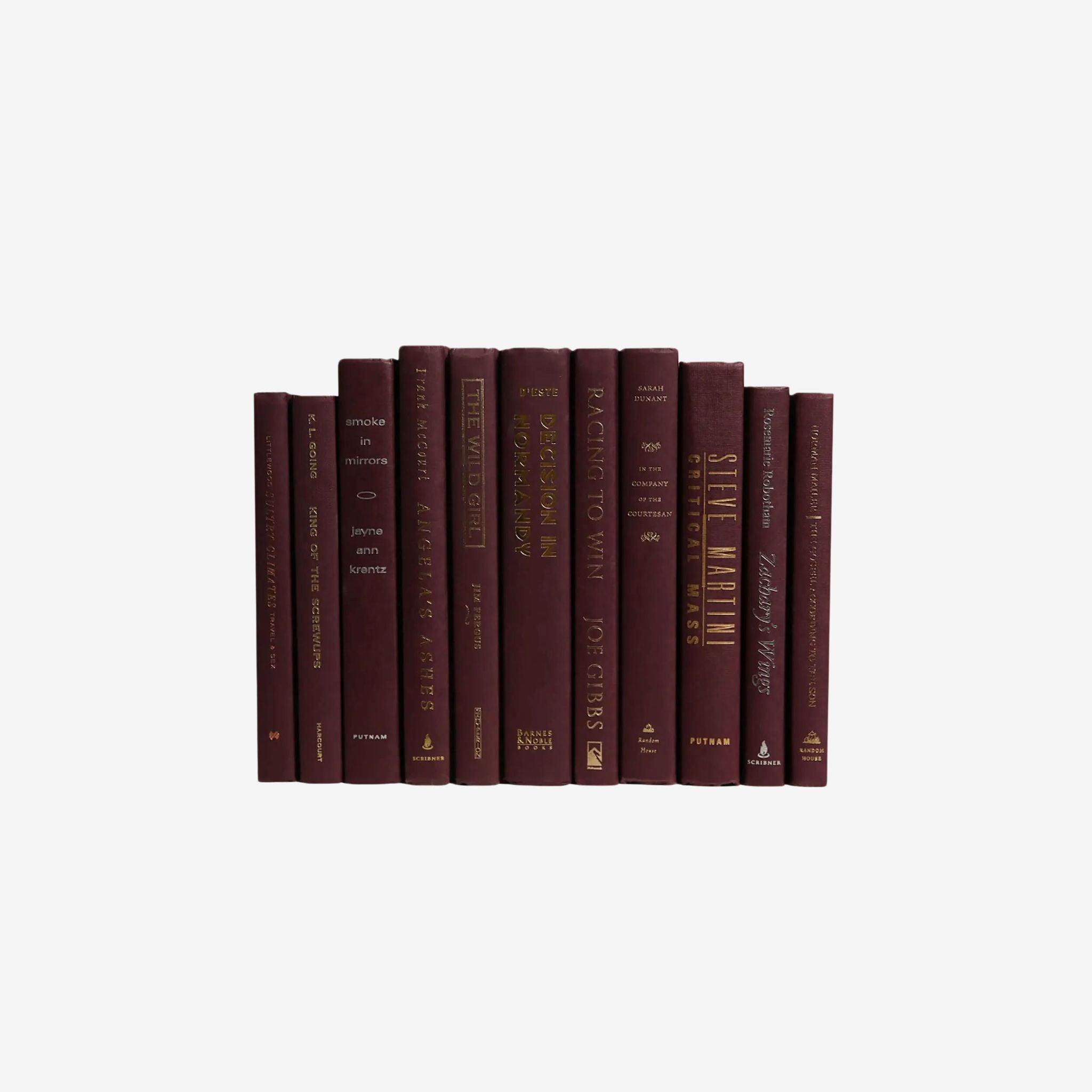 Maroon/Wine - Books By the Foot - Simply Elevated Home Furnishings 