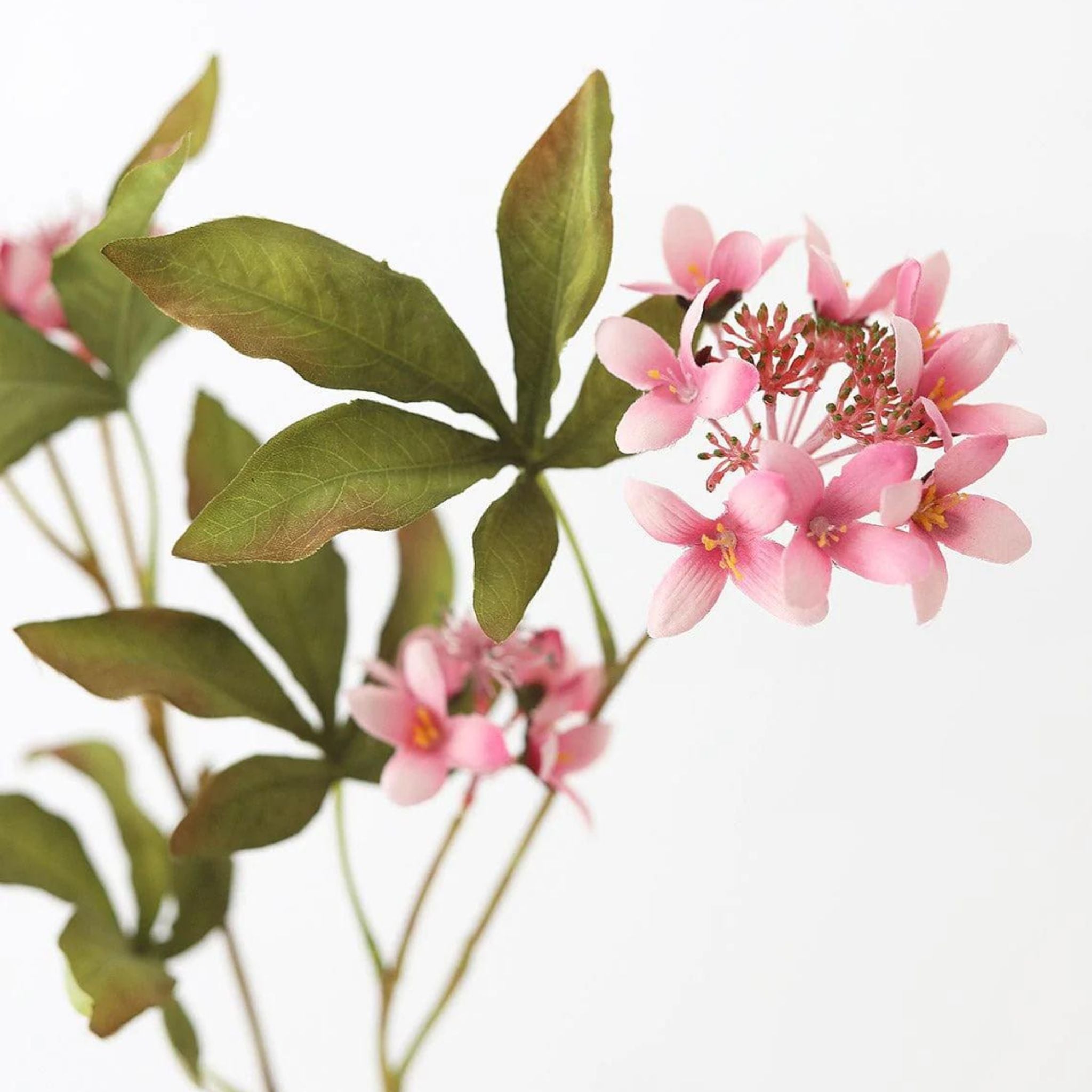 PINK FAUX WILDFLOWERS VIBURNUM BRANCH - 37”