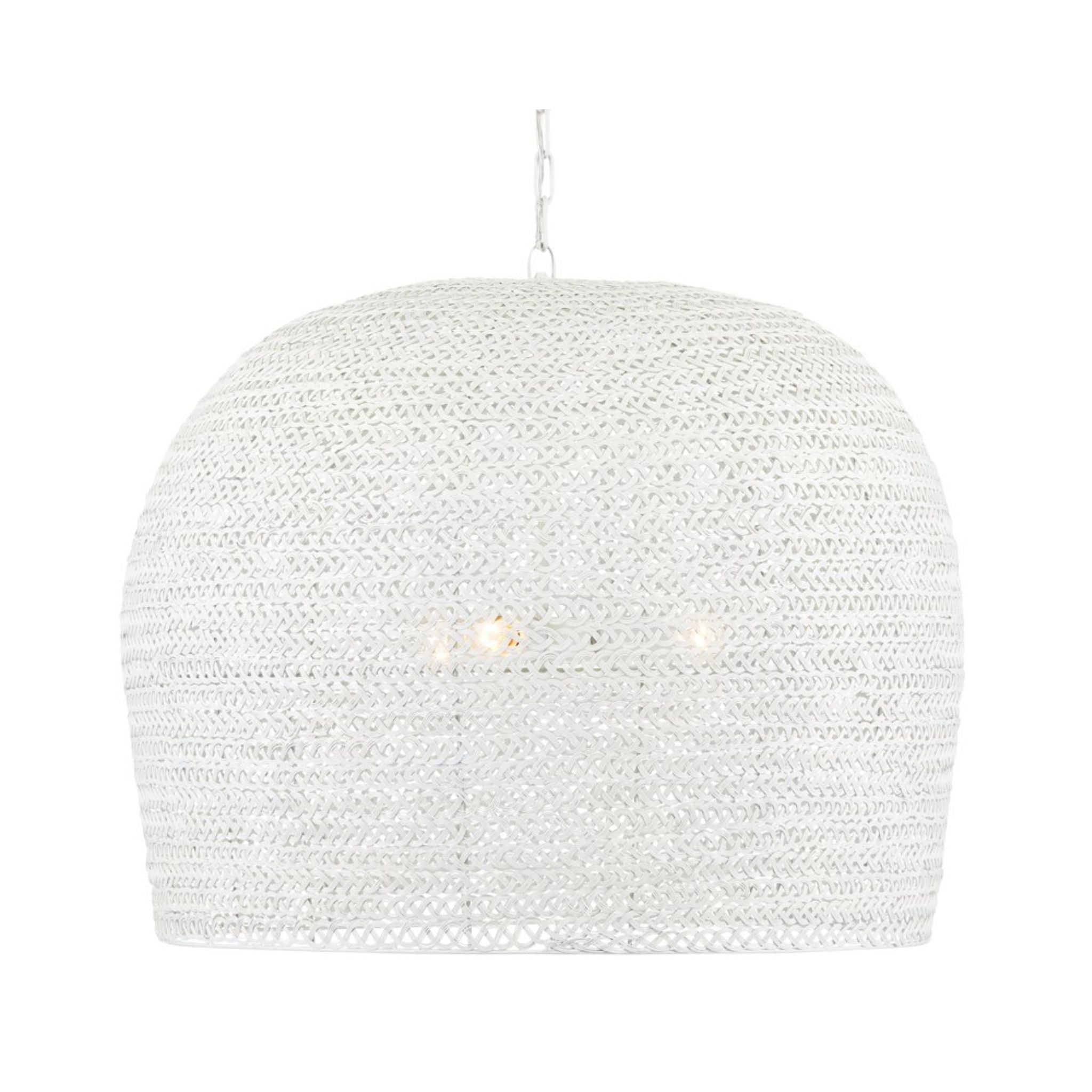 Piero White Chandelier - Large