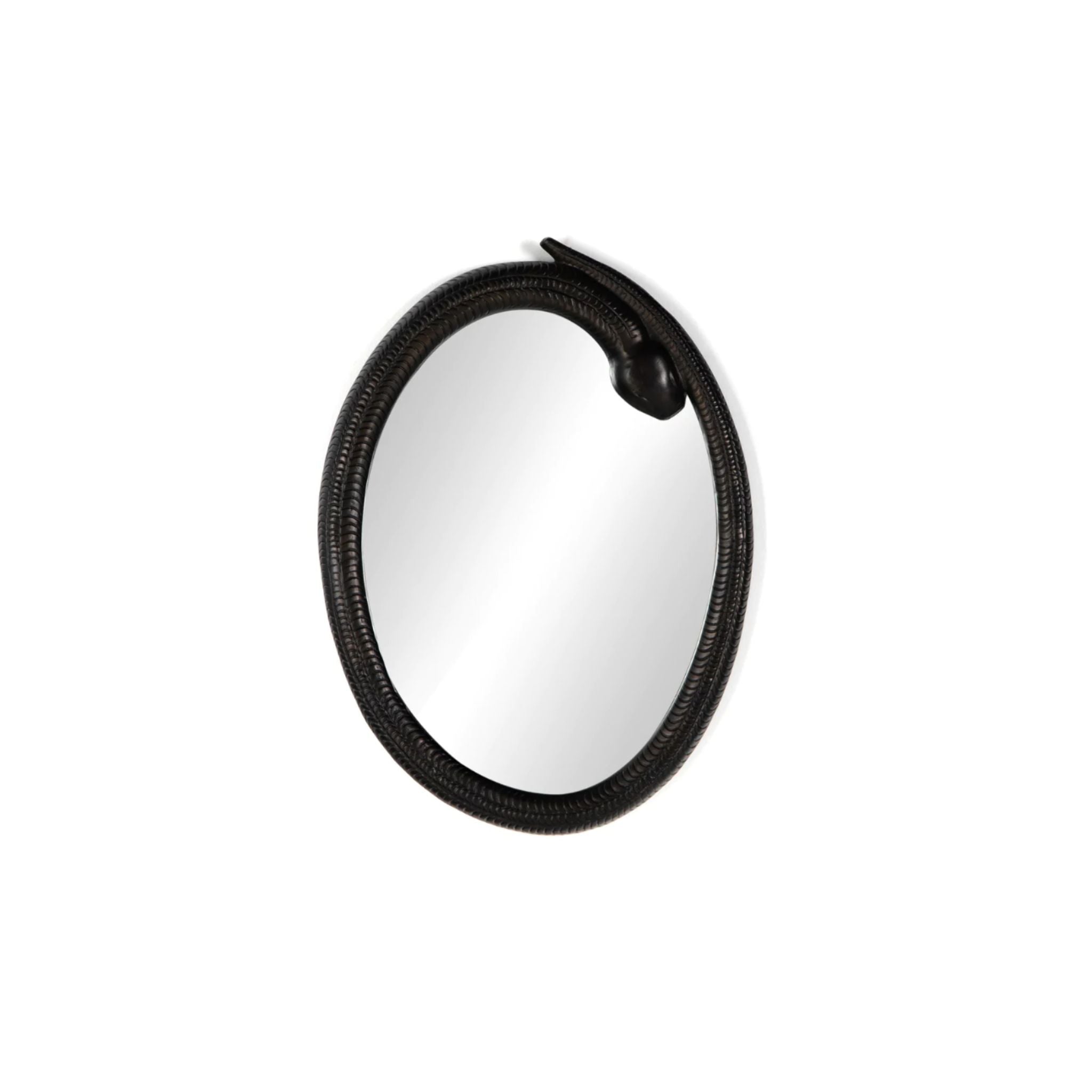 SERPENT MIRROR - BLACK - Simply Elevated Home Furnishings 