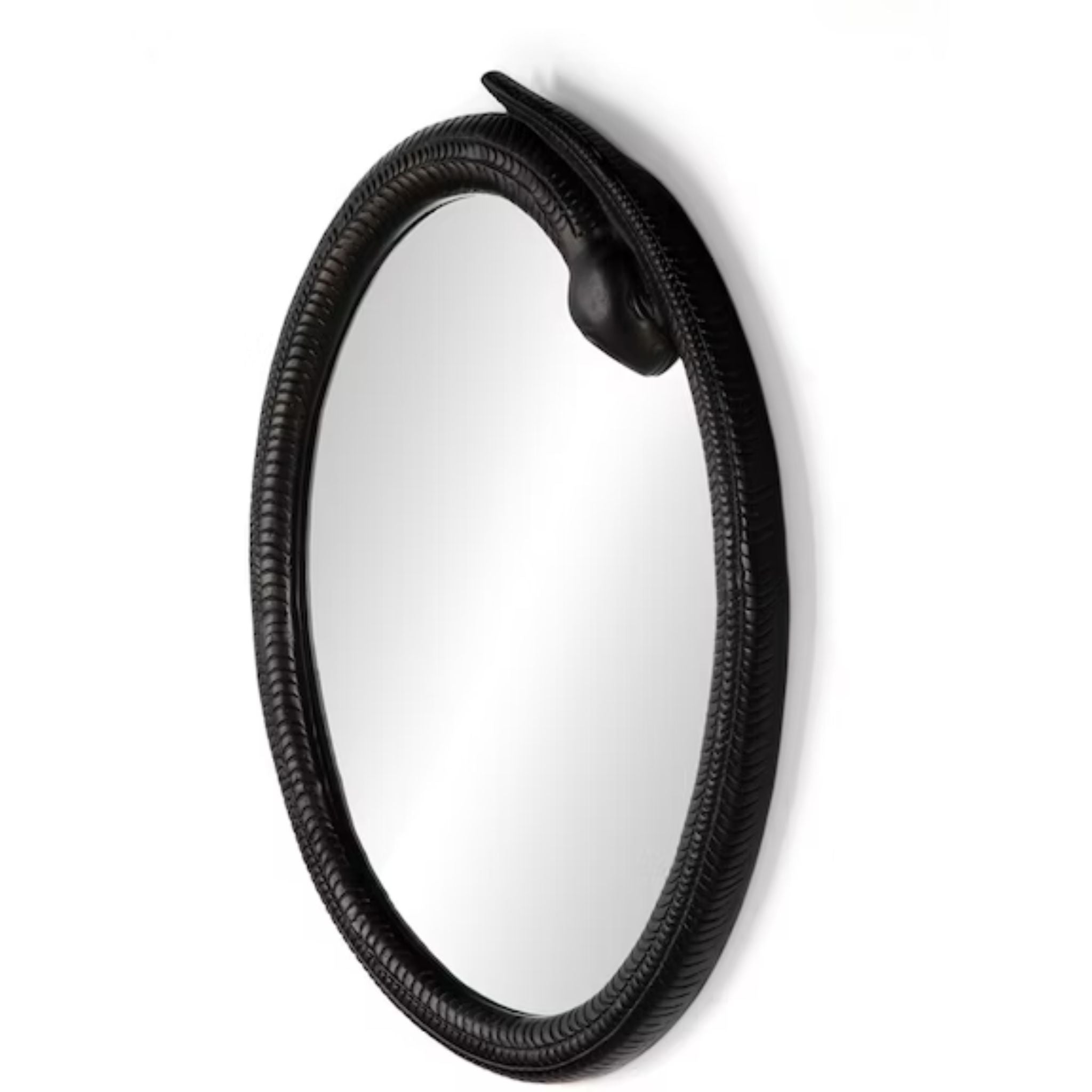 SERPENT MIRROR - BLACK - Simply Elevated Home Furnishings 
