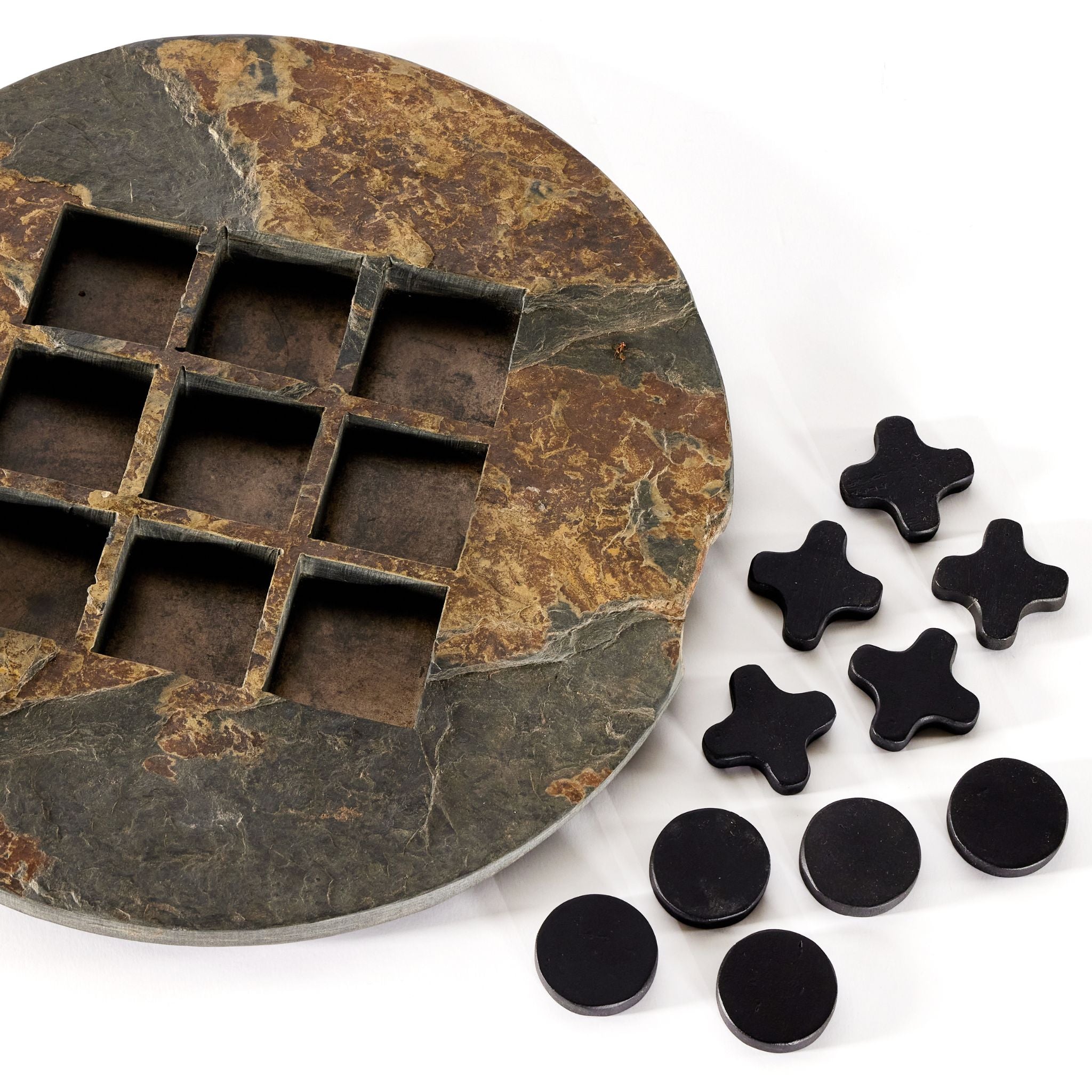 STONE TIC TAC TOE - GREY STONE