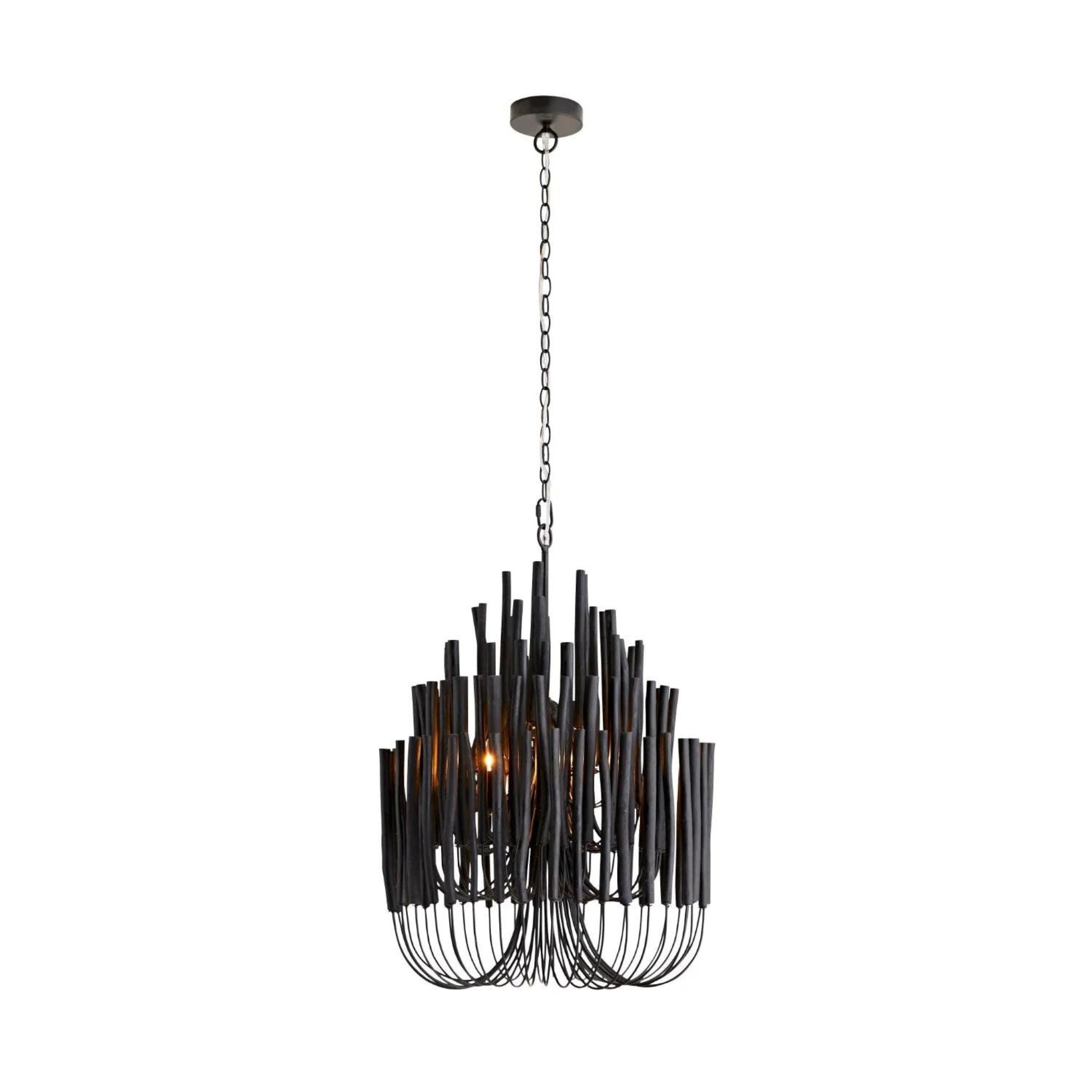 TILDA SMALL BLACK CHANDELIER