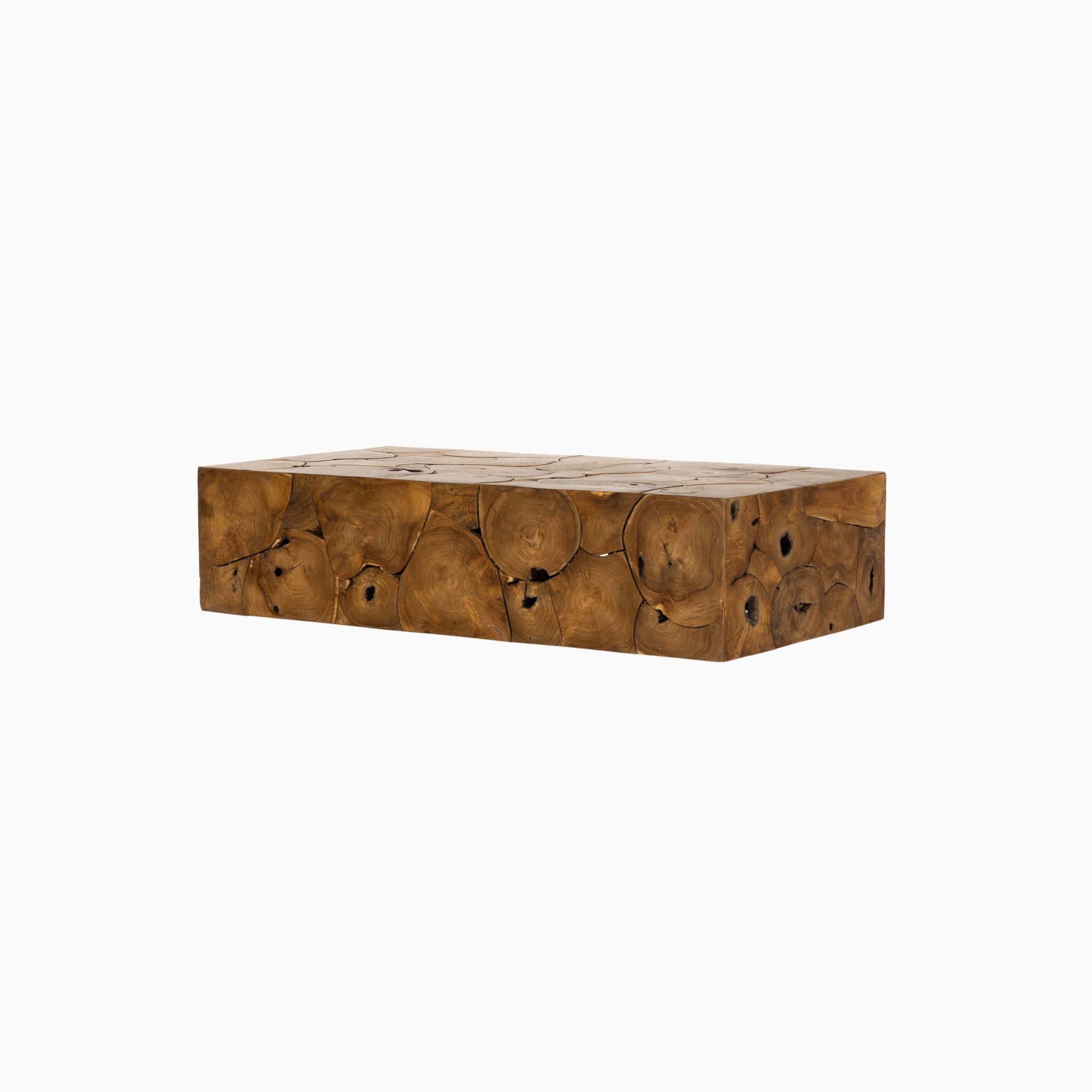 TOMLIN OUTDOOR COFFEE TABLE-TEAK ROOT